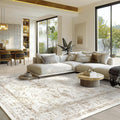 Madane 8x10 Area Rugs for Living Room, Soft Floral Print