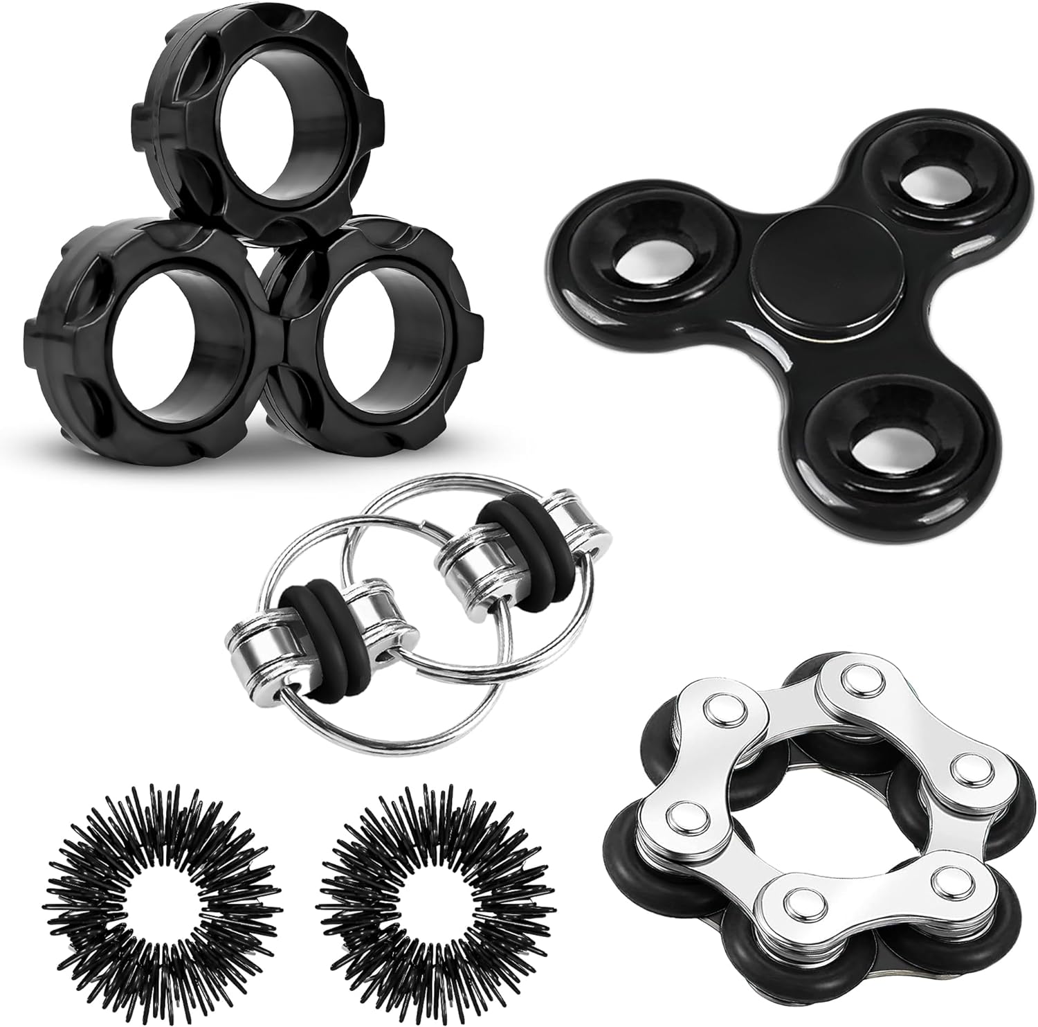 EDC Fidget Toys Set - Stress Relief for All