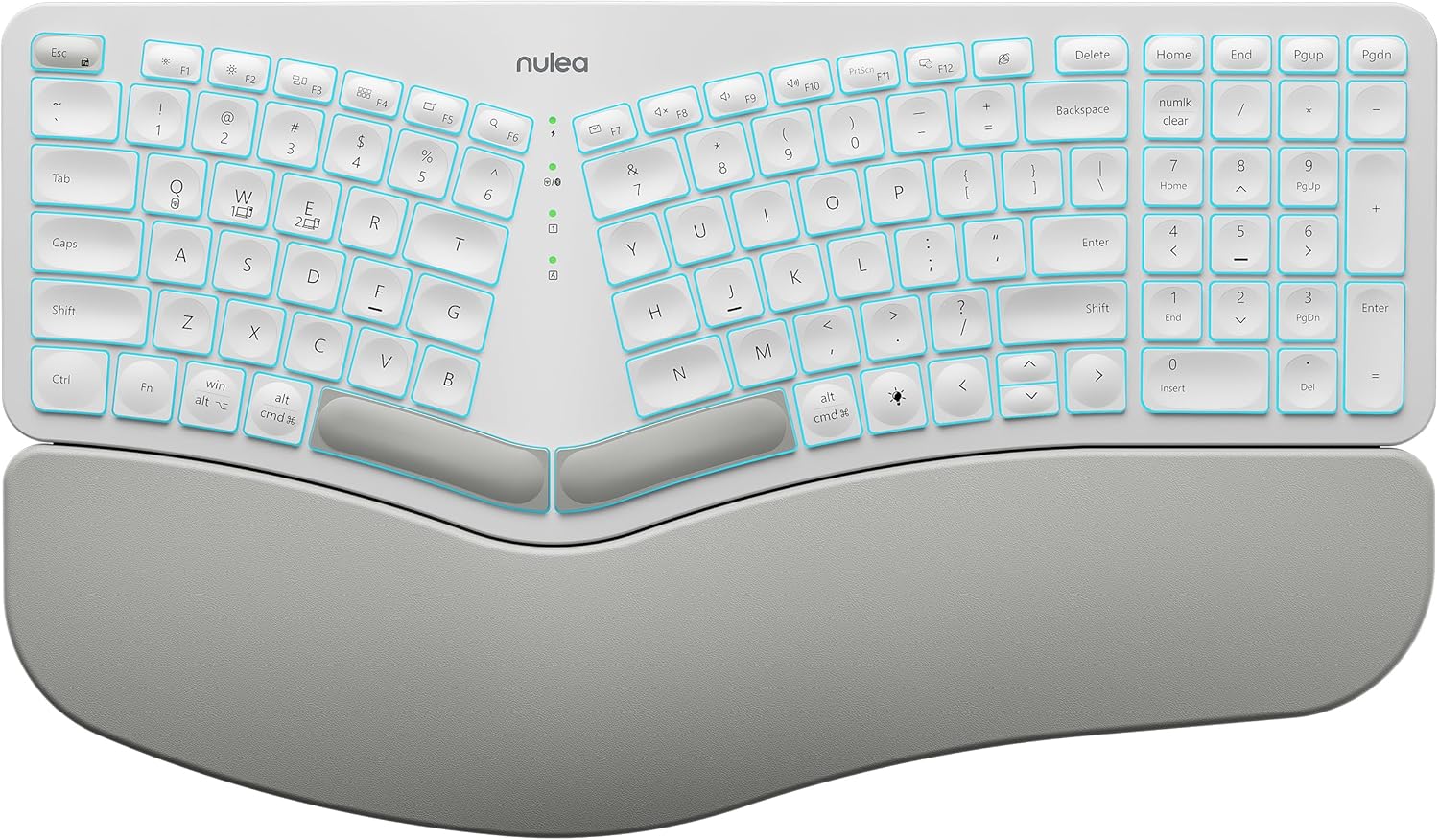 Nulea RT05 Wireless Ergonomic Keyboard with Backlight Features