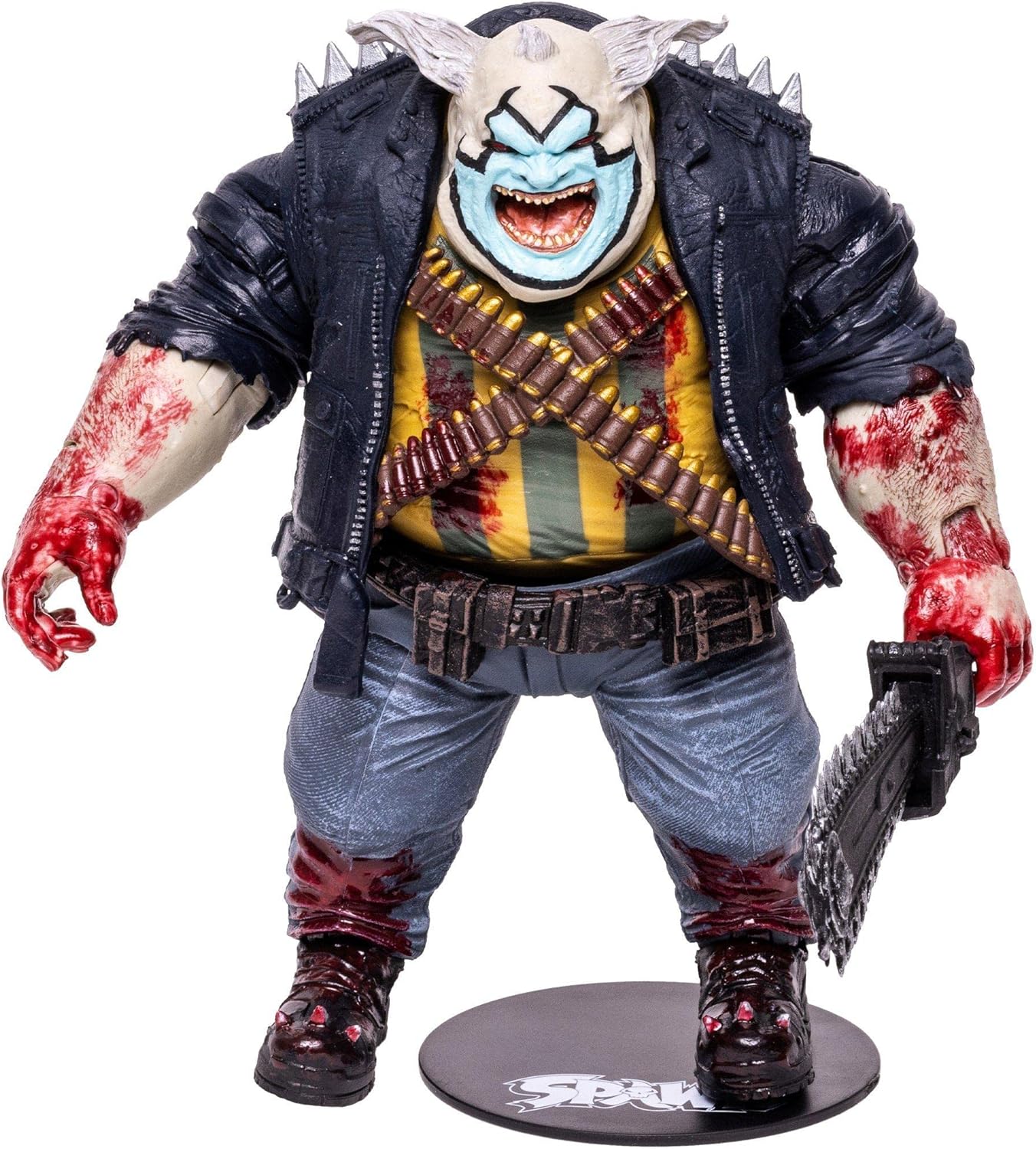 McFarlane Toys Spawn Comic 7 Clown Action Figure - 22 Moving Parts, Bloody Edition