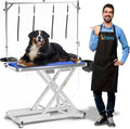 KANIS Electric Dog Grooming Table: Heavy Duty & Height-Adjustable