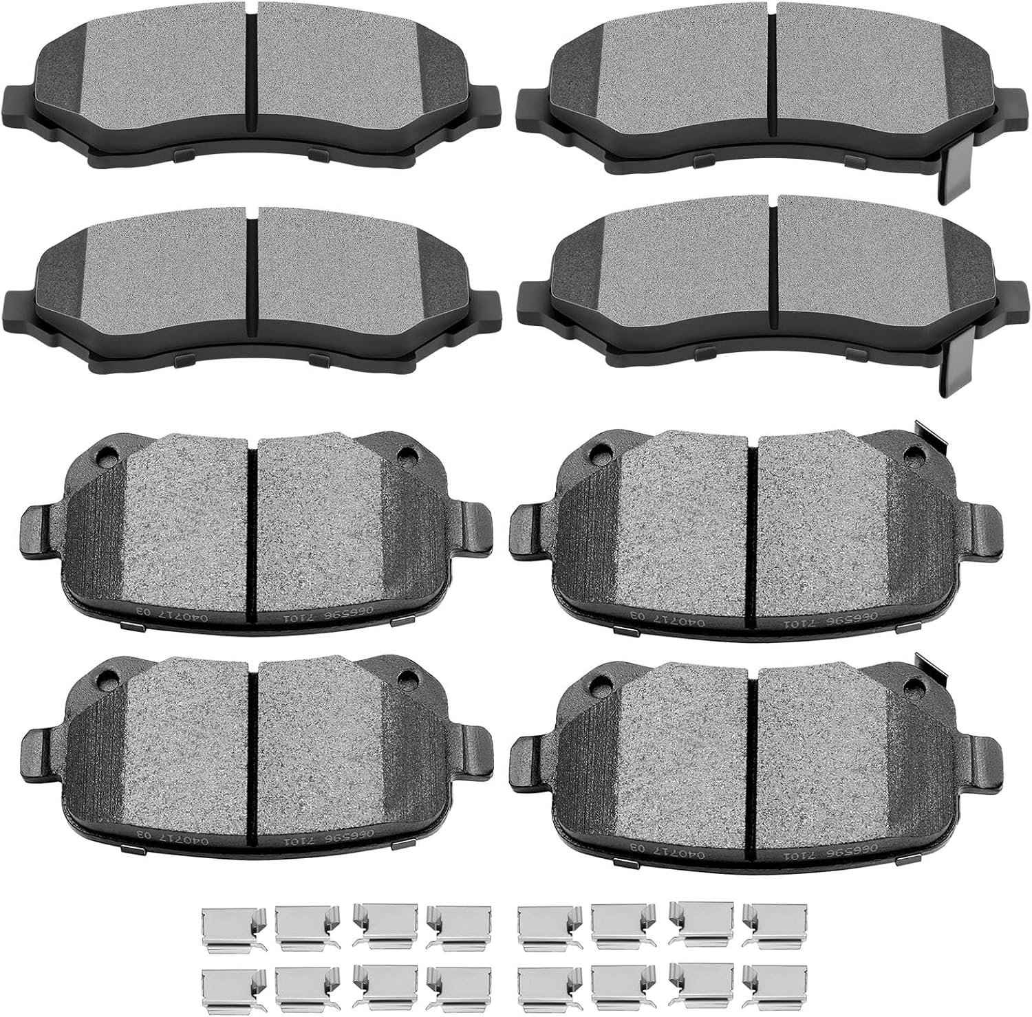 Ceramic Brake Pads Kits for Chrysler, Dodge, and Volkswagen