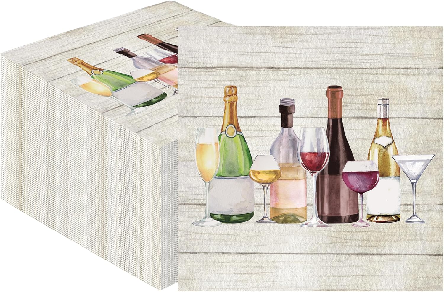 Fairooth - 100 Disposable Wine Napkins! Perfect for Parties 