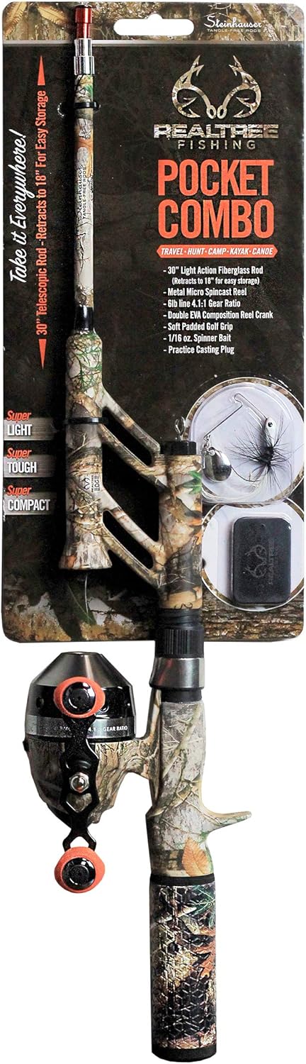 ProFISHiency Tangle-Free Pocket Combo Fishing Pole for All