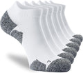 Compression Athletic Ankle Socks Multipack - Cushioned, No-Slip Fit