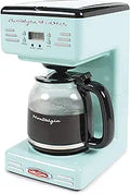 Nostalgia Retro 12-Cup Programmable Coffee Maker - Easy 24H Timer