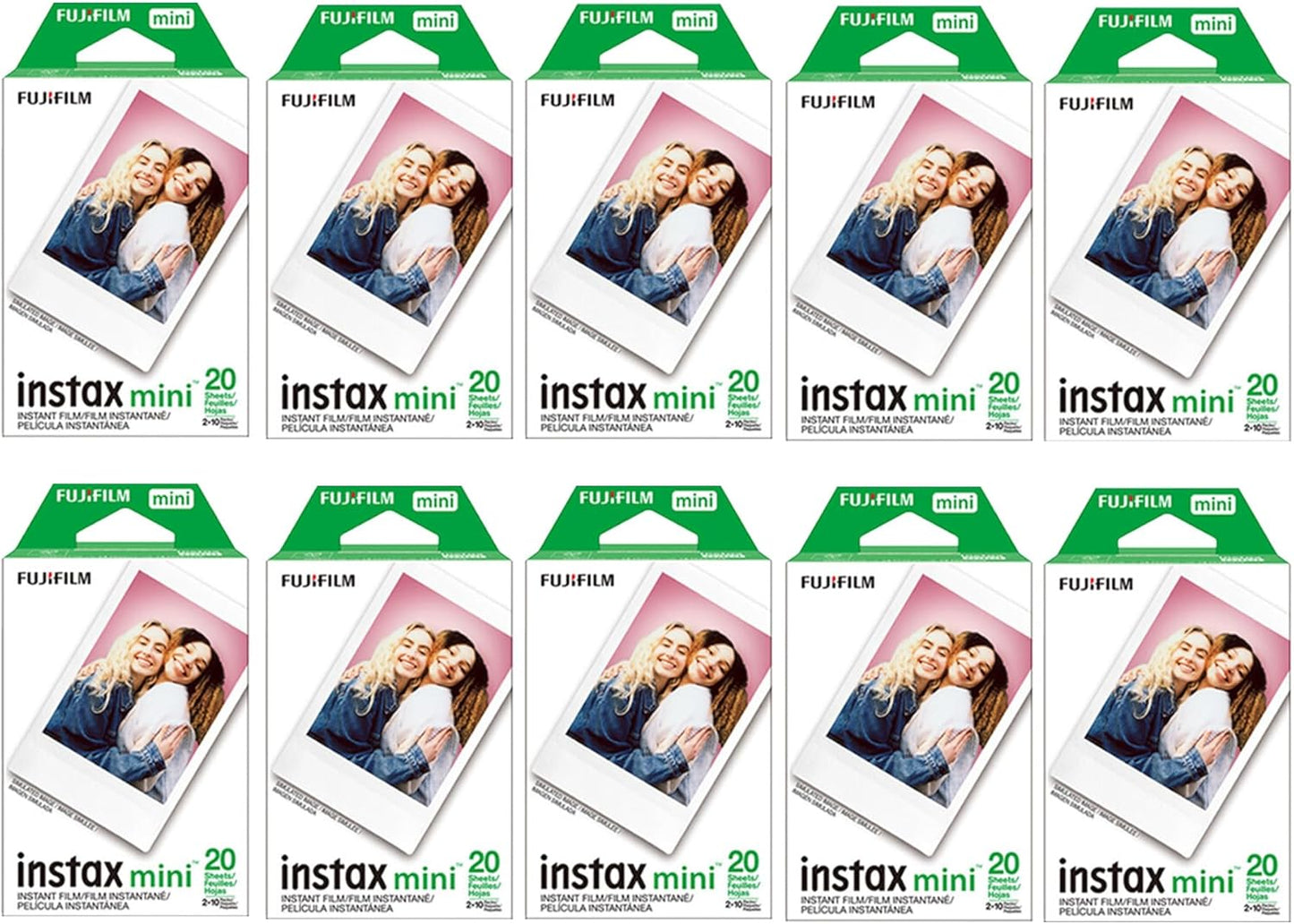 Fujifilm Instax Mini Instant Film for Instax Cameras - 200 Pics