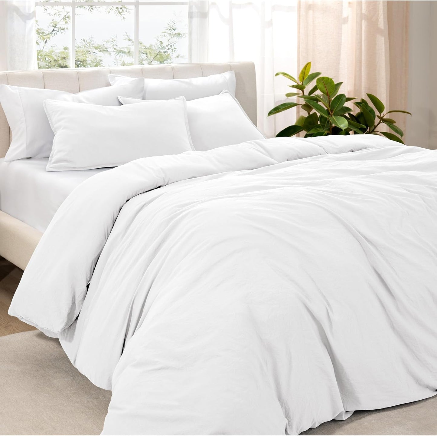 Ultra Soft Microfiber Duvet Cover Set for Full Size Bedding