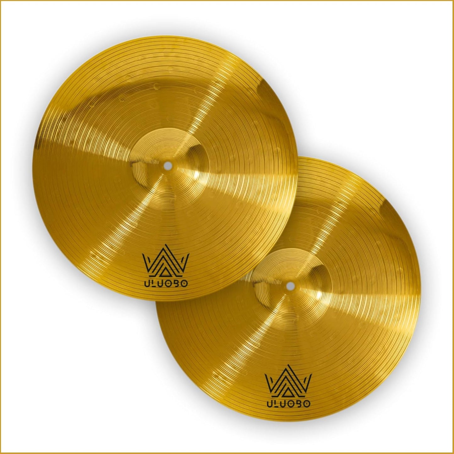 Hi Hat Cymbals Pair for Beginners - 13 Inch Mini Set
