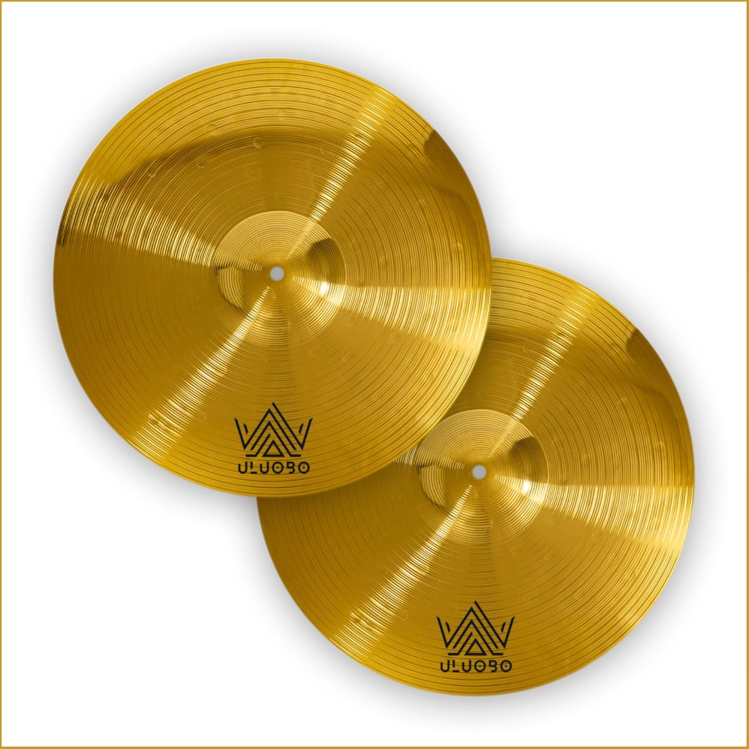 Hi Hat Cymbals Pair for Beginners - 13 Inch Mini Set