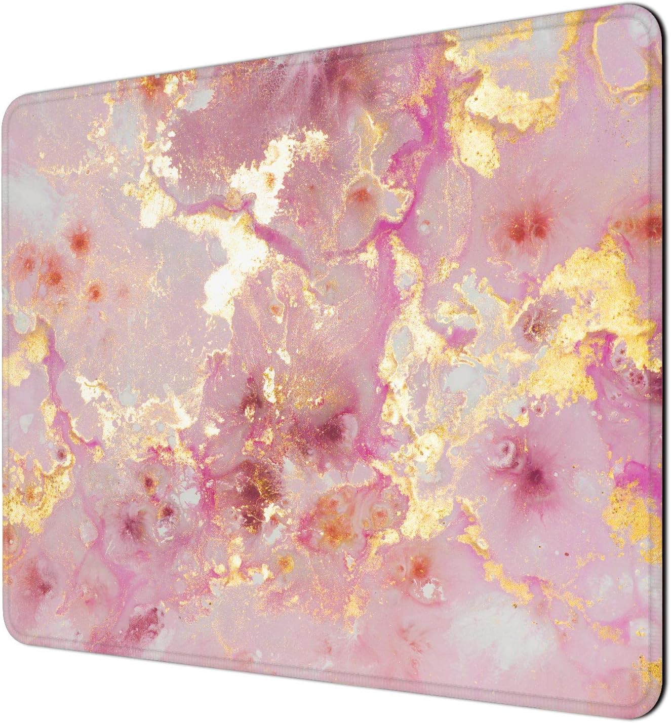 Thick Marble Mouse Pad, Anti-Slip, Luxury Pink Gold, 8 x 10, Gaming & Office