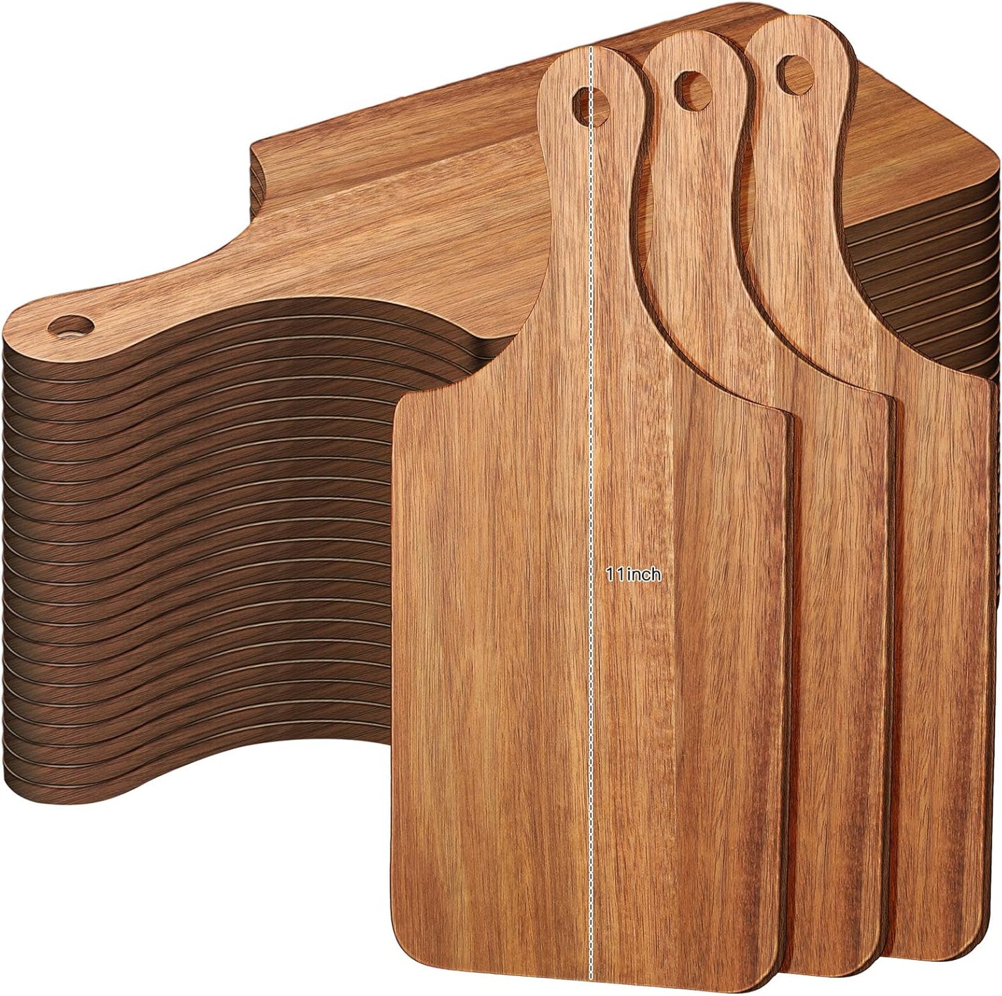 Zubebe 24 Pcs Cutting Board Set for Charcuterie and Serving
