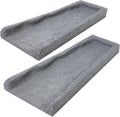 3 Pack Rubber Downspout Splash Block Rain Gutter Trays - Prevent