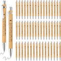 Fumete 100 Pcs Christmas Bible Verse Bamboo Pens - Bulk Inspirational