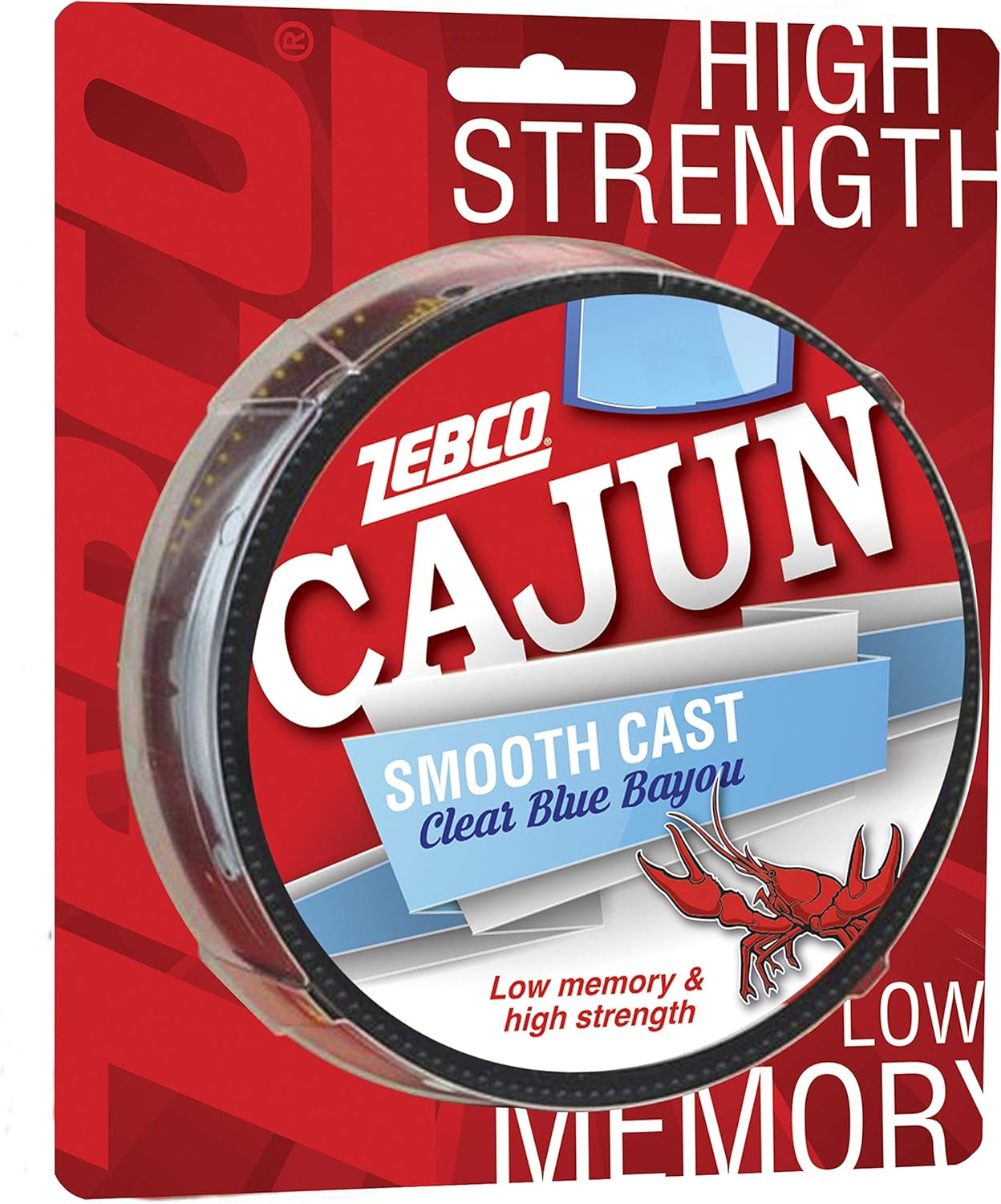 Zebco Cajun Line Smooth Cast - Clear Blue Bayou