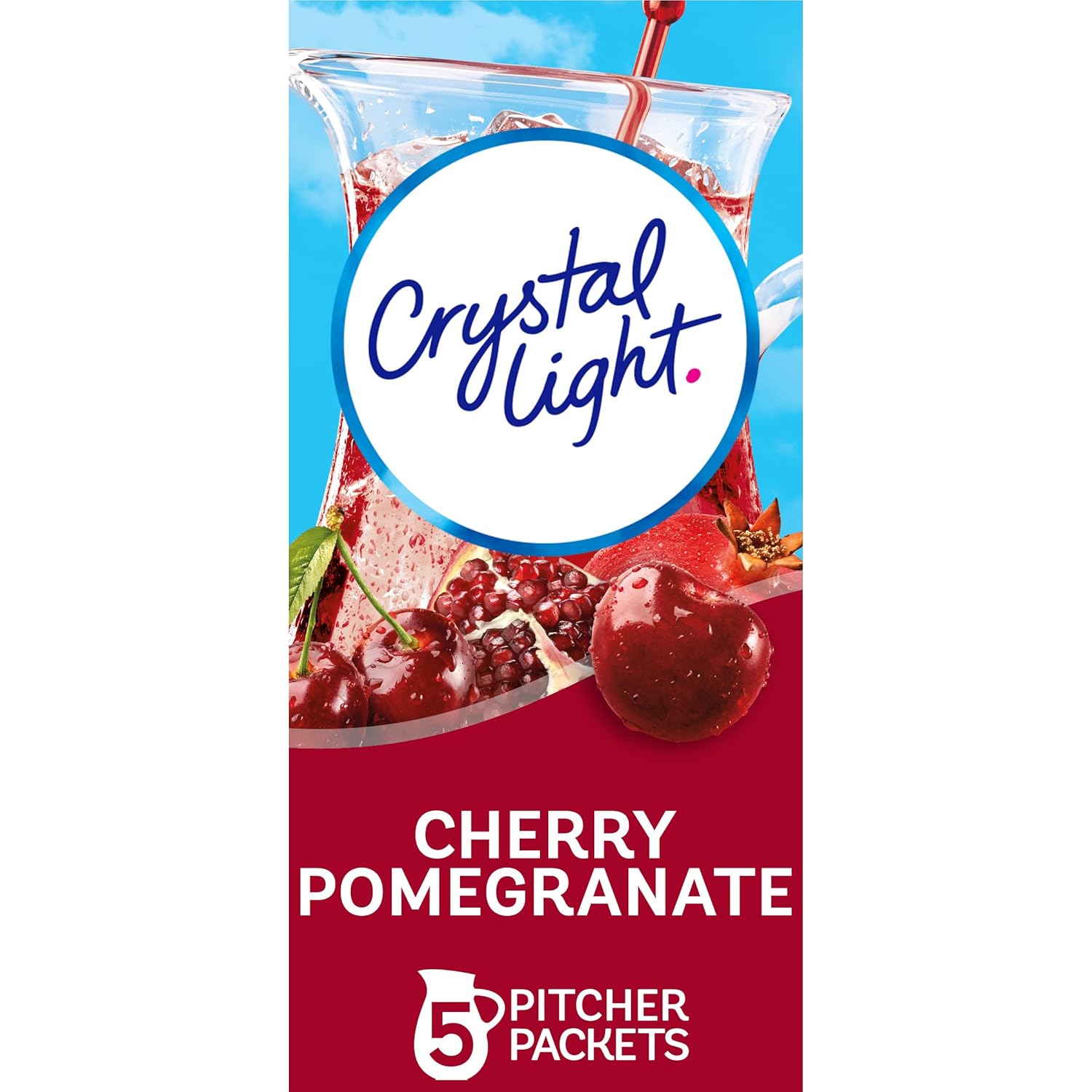 Crystal Light Sugar-Free Cherry Pomegranate Drink Mix Pack