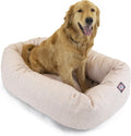 Majestic Pet 40 Inch Bagel Calming Dog Bed - Cozy Support for Large