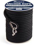 Boat Anchor Rope 300 ft Double Braided Nylon Anchor Line - Heavy Duty