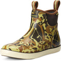 TIDEWE Deck Boots for Men Waterproof Slip On Ankle Rain Boots