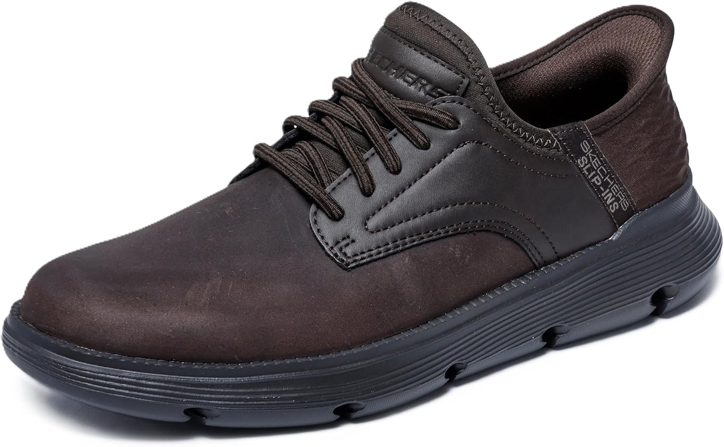 Skechers Mens Slip-ins Garza Gervin Casual Slip-On Shoes Review