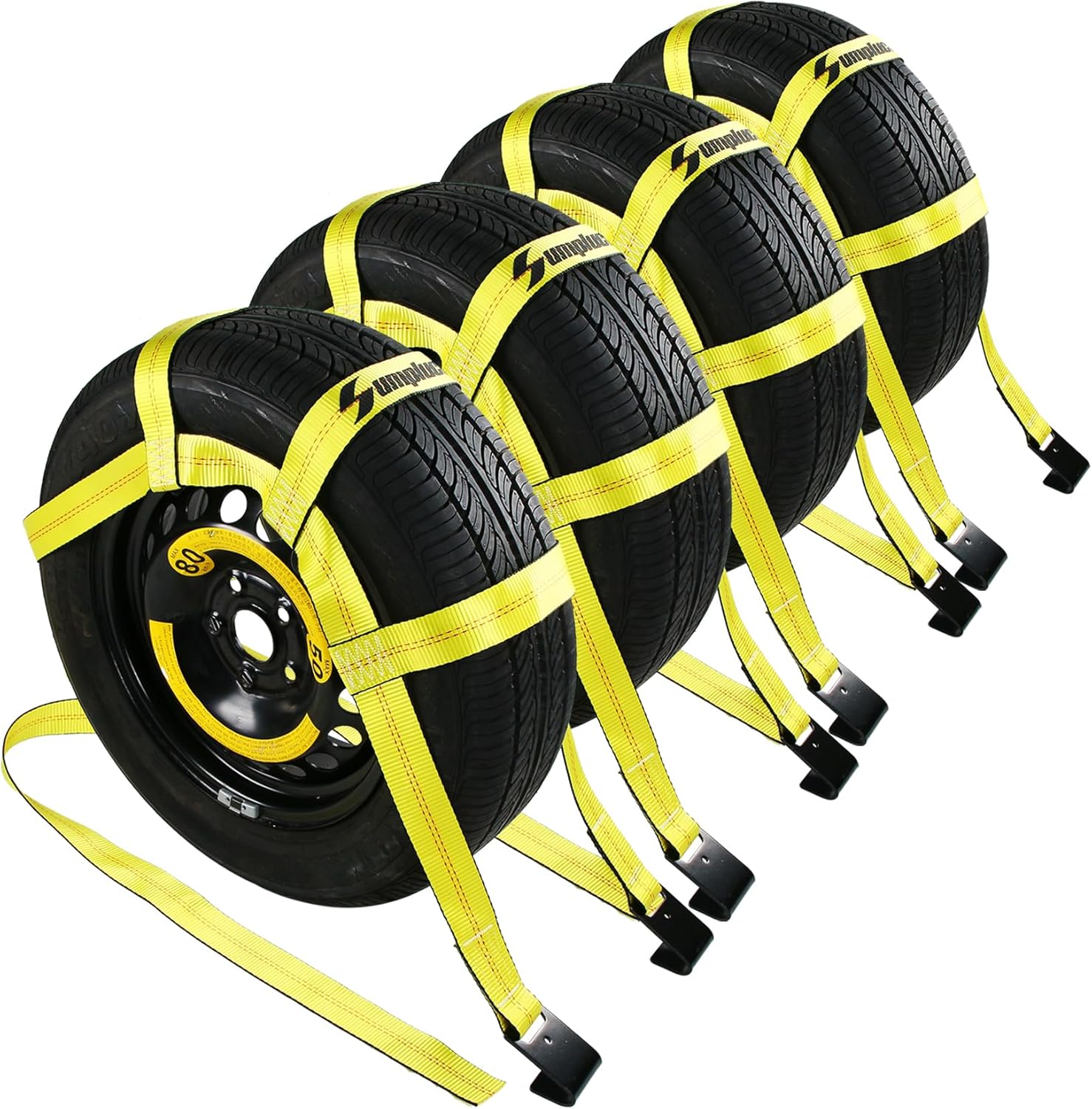 Heavy Duty Tow Dolly Straps for Secure Vehicle Hauling