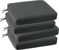 Outdoor Square Corner Seat Cushion Set of 4 - Comfortable Non-Slip