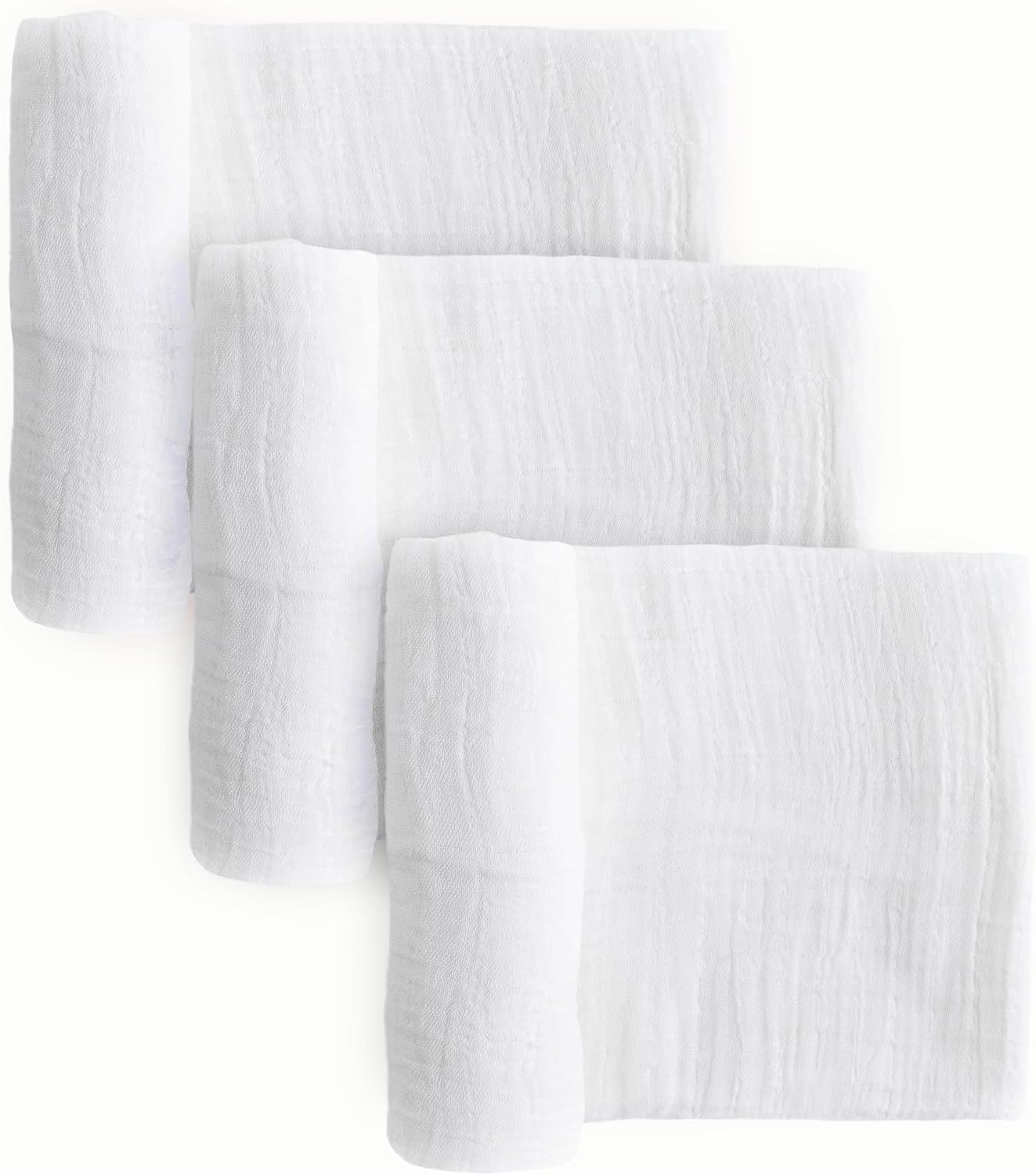 Little Unicorn Premium Muslin Swaddle Blanket 3 Pack for Baby