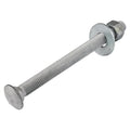 1/2 in x 6 in Galvanized Carriage Bolt Kit 25-Pack - Exterior Use