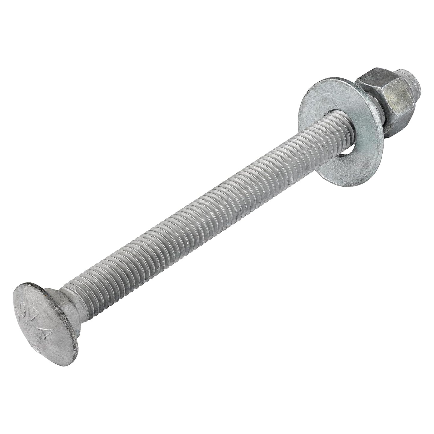 1/2in x 6in Galvanized Carriage Bolt Kit for Heavy Duty Use