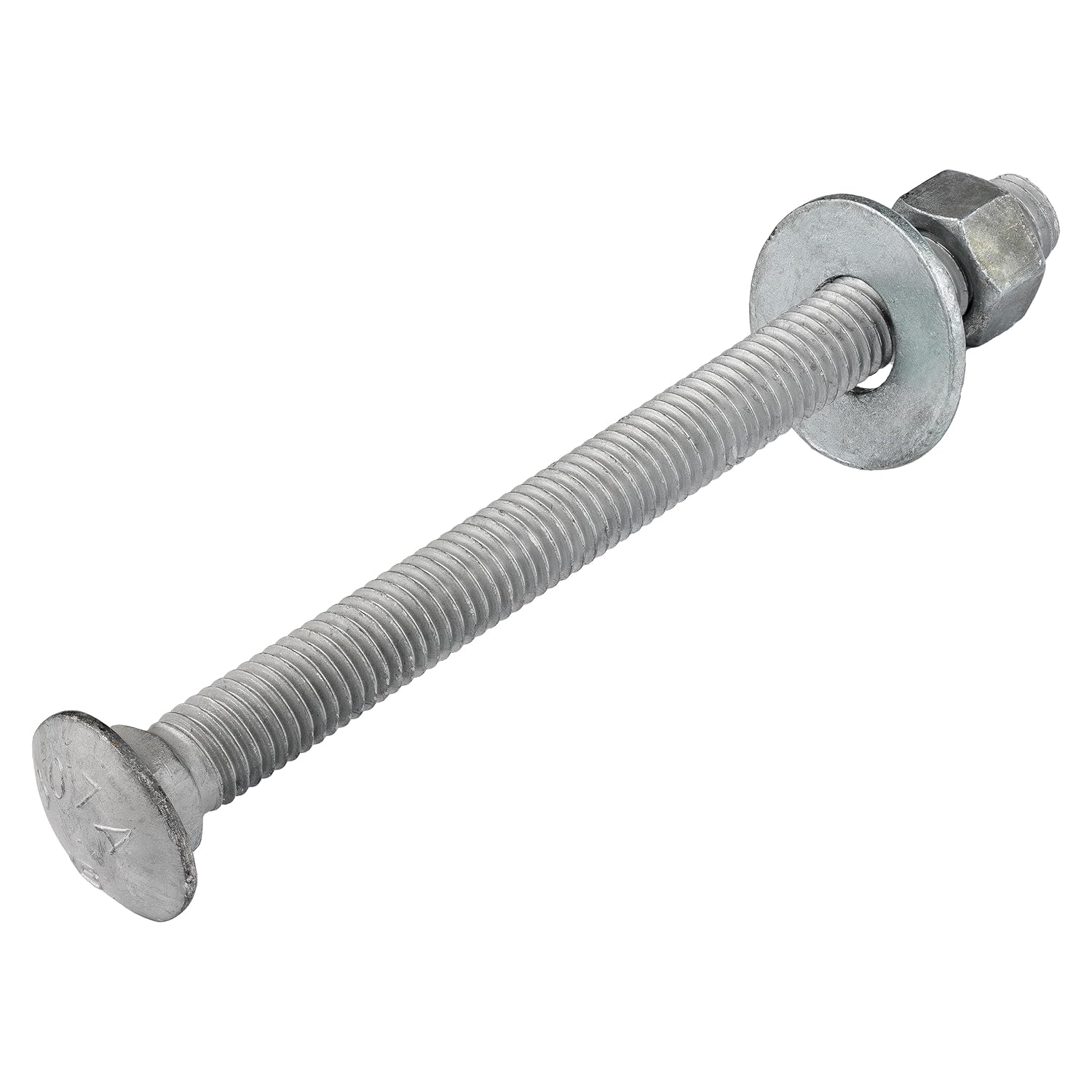 1/2in x 6in Galvanized Carriage Bolt Kit for Heavy Duty Use