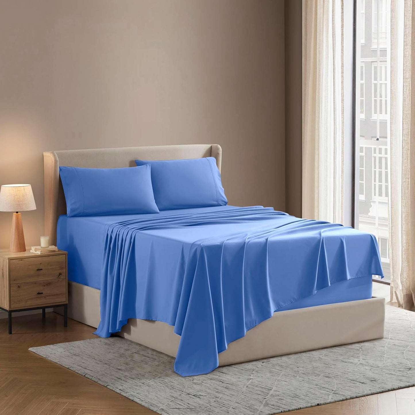 Luxury King Sheet Set - Ultra-Soft Microfiber Bedding Sheets