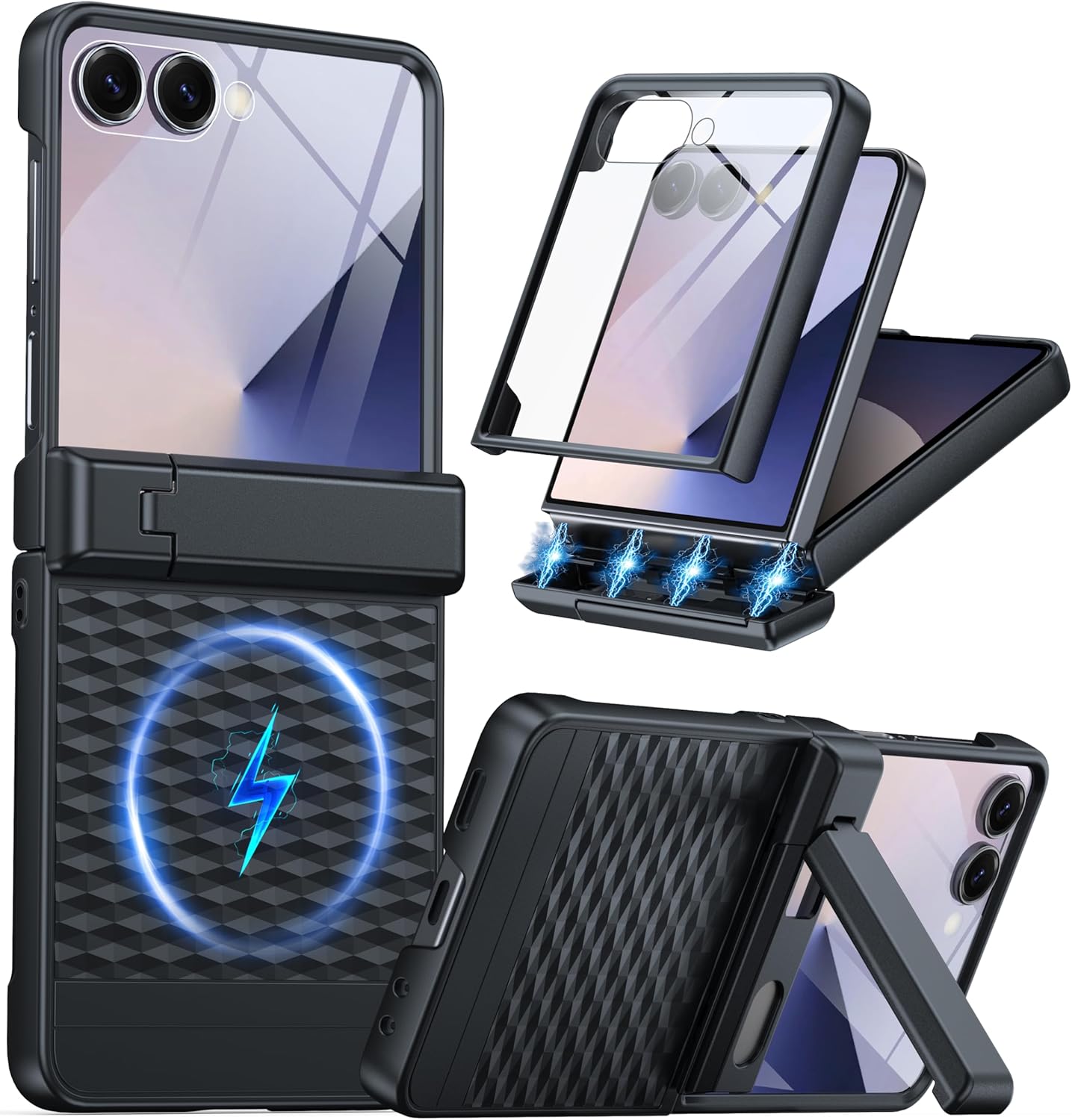 Magnetic Case for Samsung Galaxy Z Flip 7 with Hinge Protection