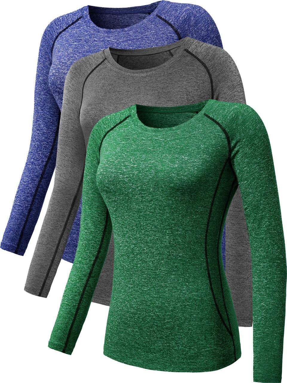 NELEUS Women's Compression Shirts for Yoga and Athletic Use