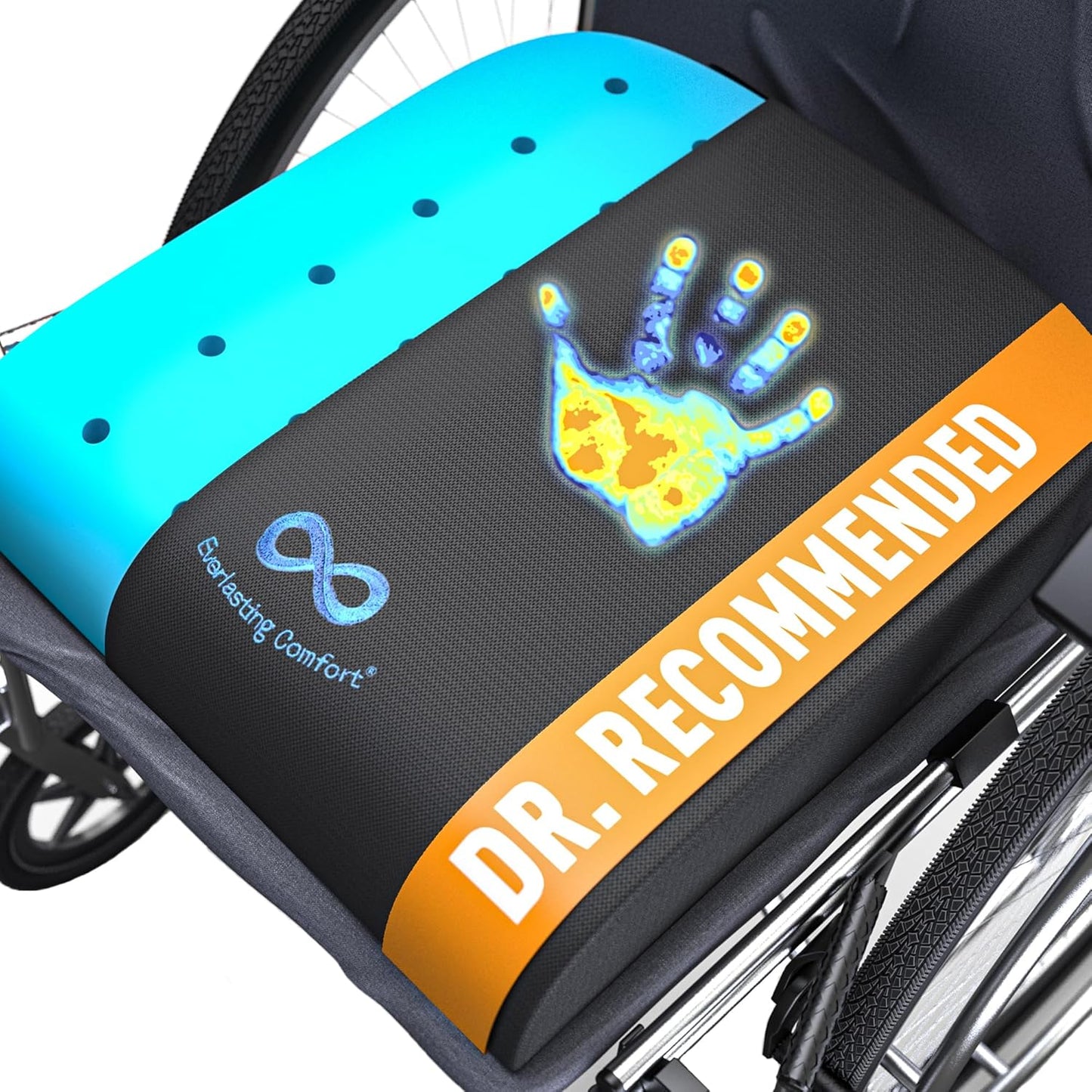 Memory Foam Gel Cushion - Pressure Relief for Seniors