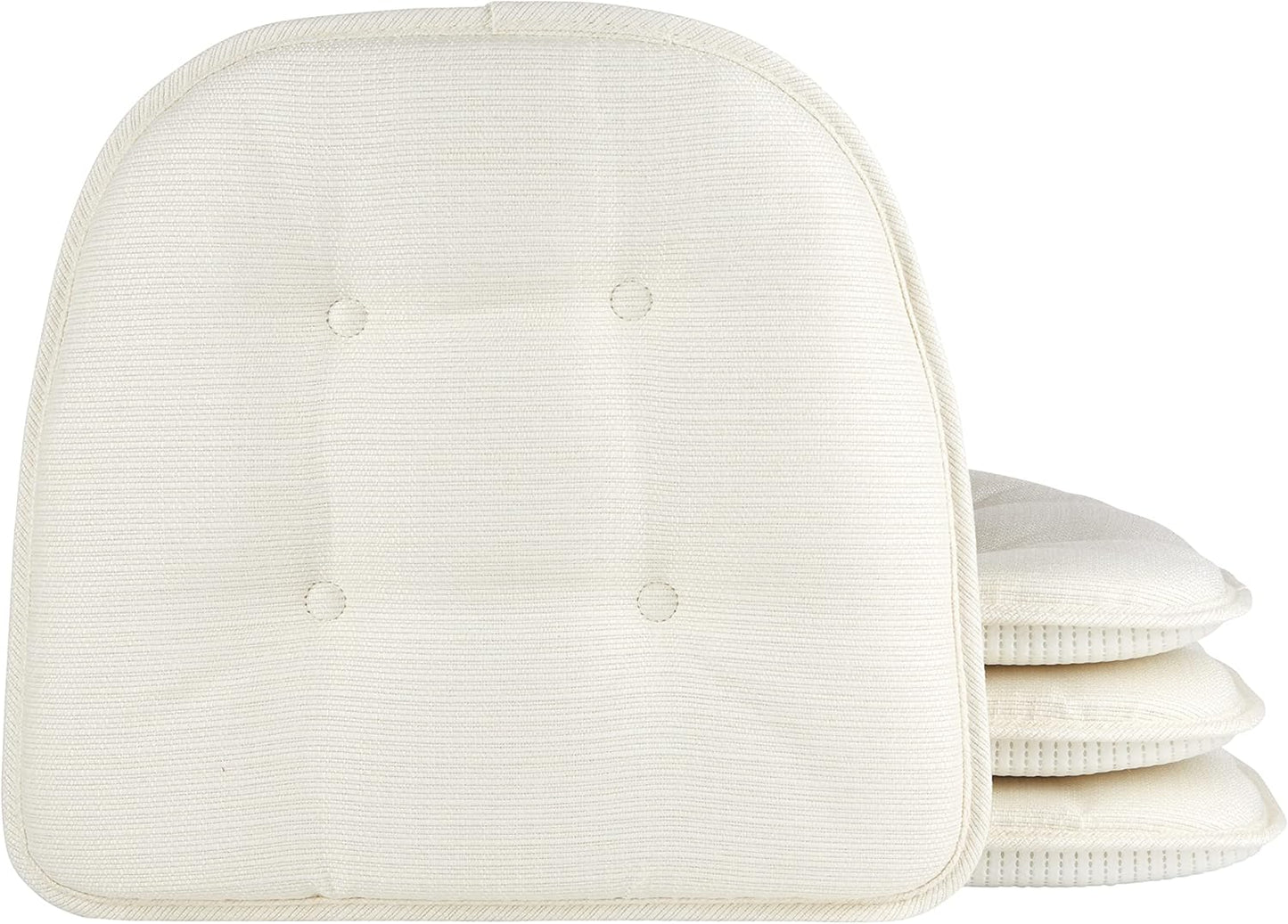 Klear Vu Omega Non-Slip Chair Cushions for Dining and Office