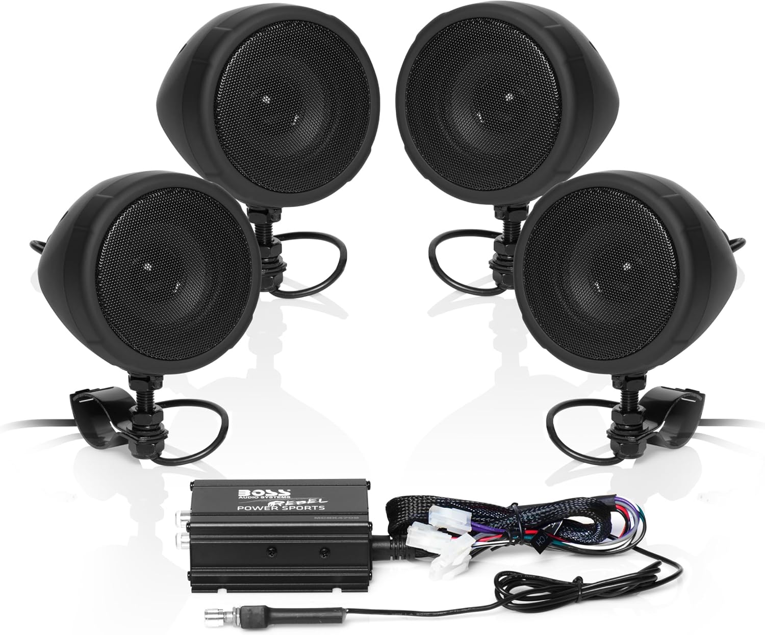 BOSS Audio Systems MCBK470B Bluetooth Motorcycle Speaker System