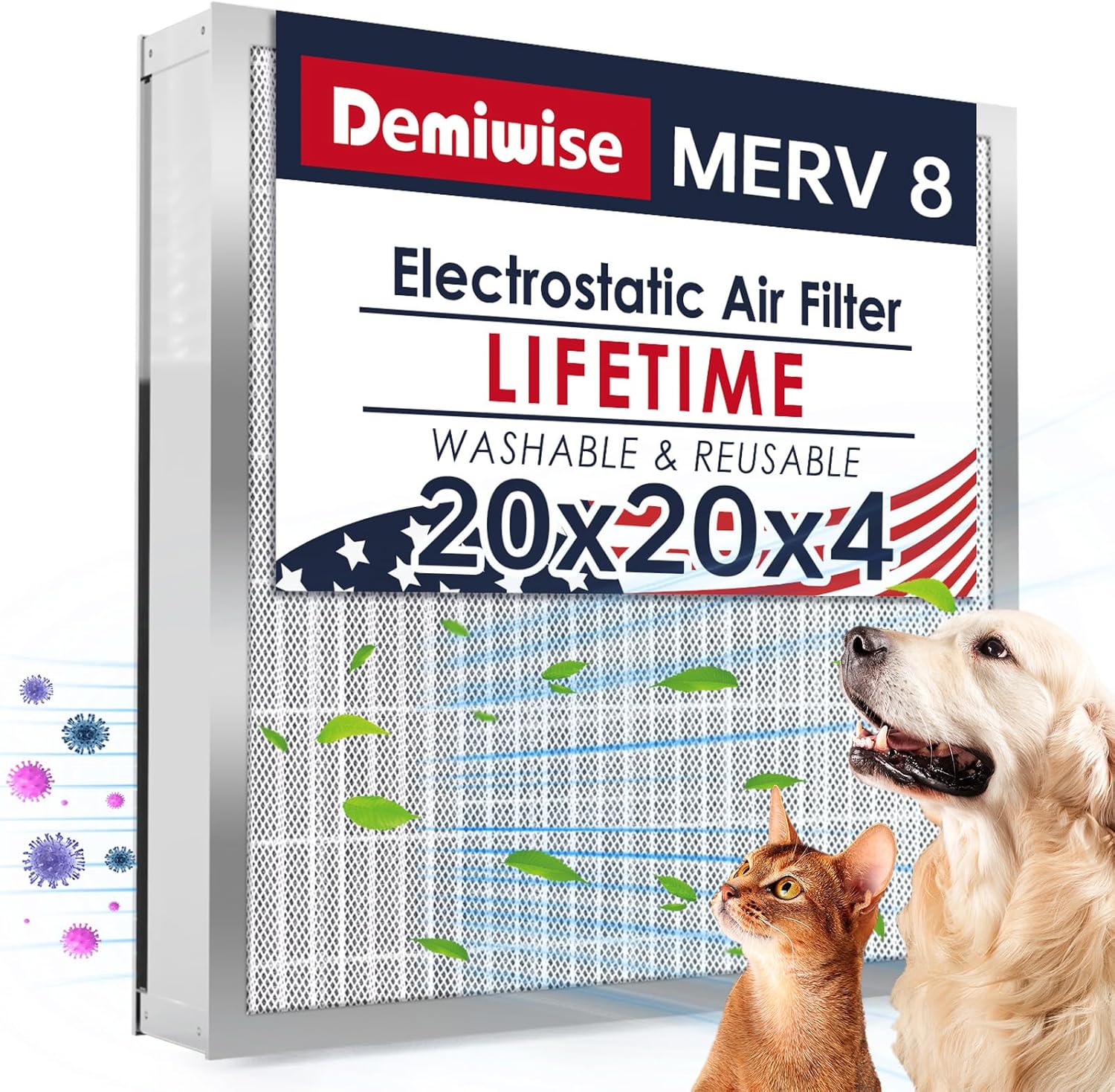 Demiwise 20x20x4 Washable Electrostatic Air Filter Review