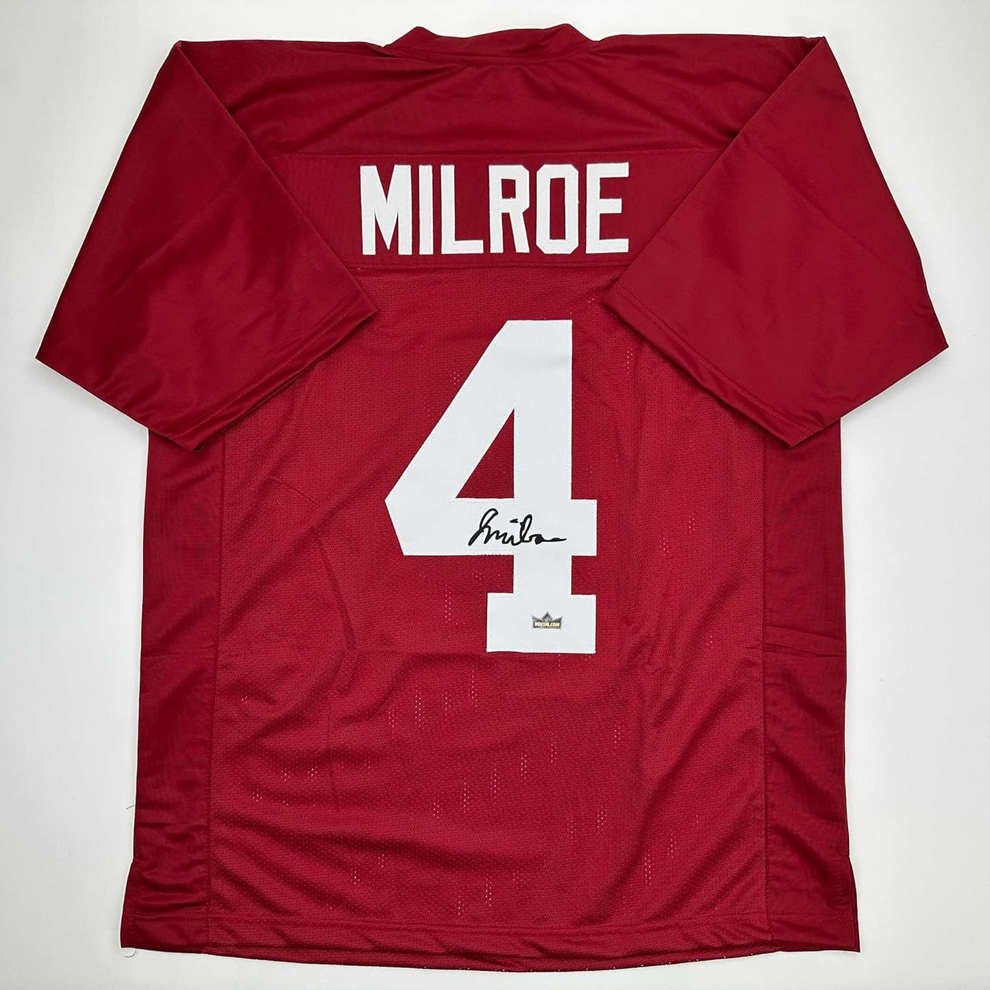 Facsimile Autographed Jalen Milroe Alabama Jersey for Fans