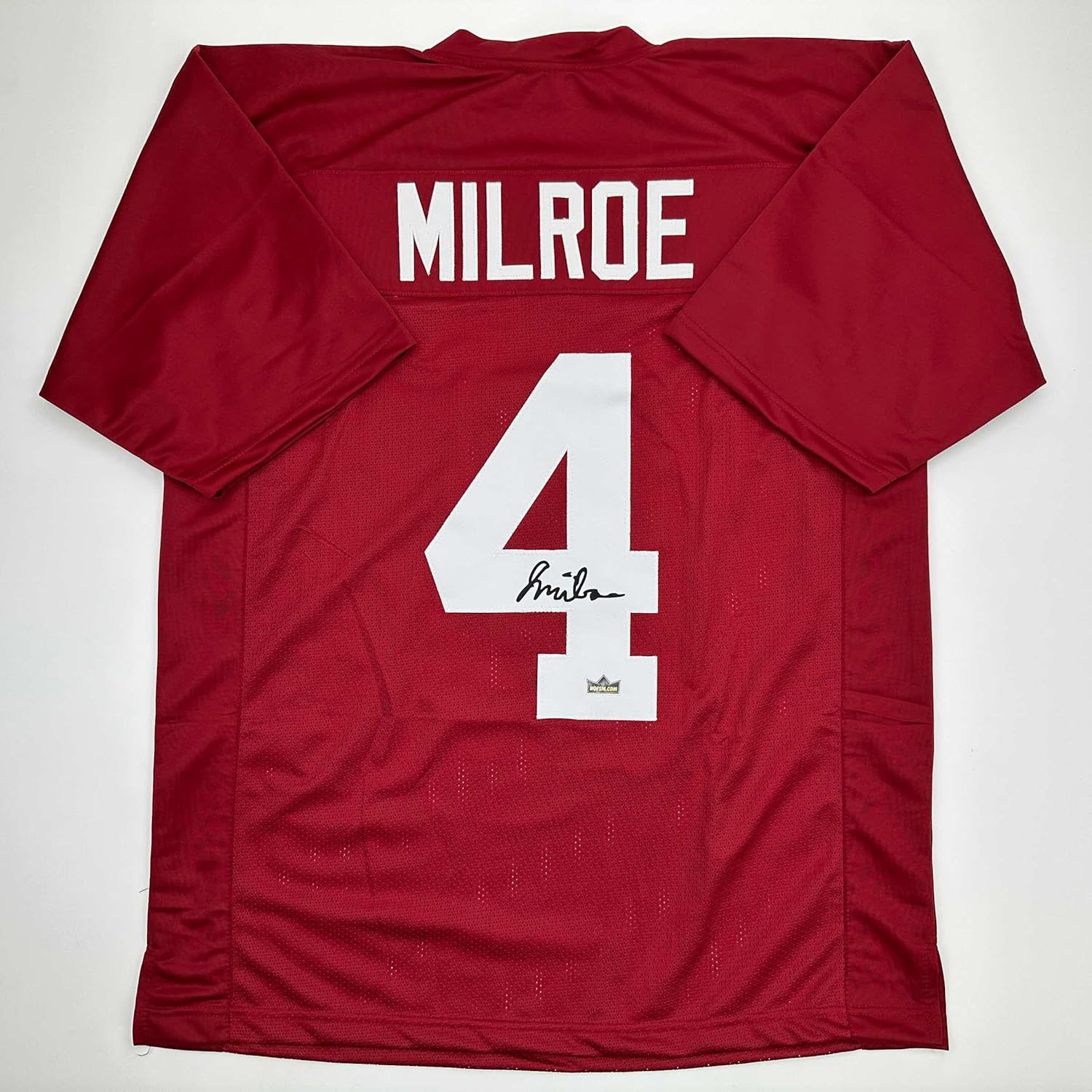 Facsimile Autographed Jalen Milroe Alabama Jersey for Fans