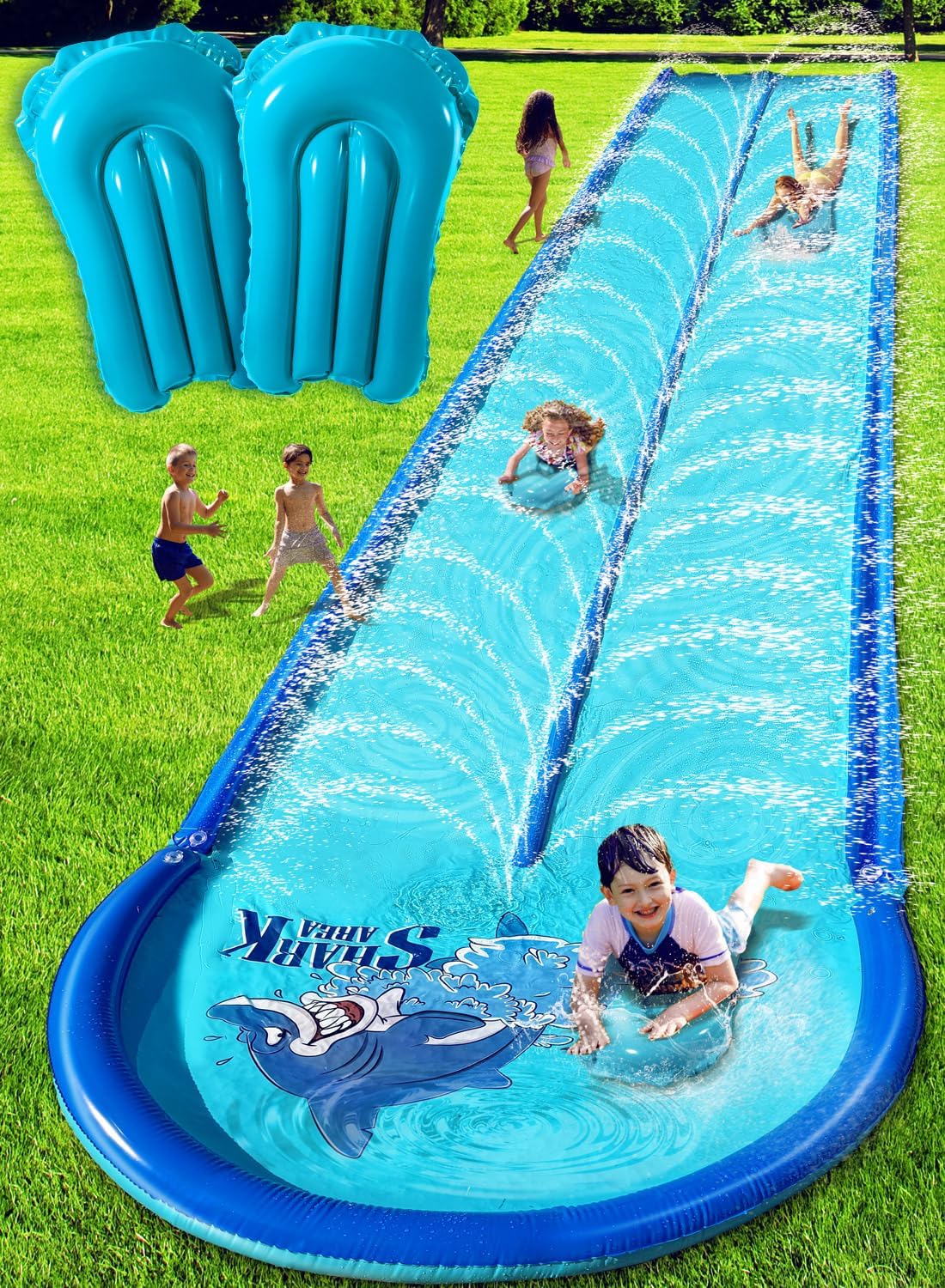 Slip and Water Slide for Kids and Adults - 22ft Fun Experience