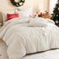 King Size Comforter Set Beige - Tufted Boho Comforter