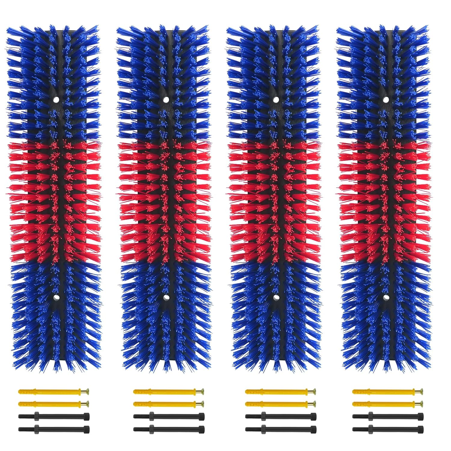Livestock Scratch Brush for Cattle, Horses, and Pigs - 4pcs