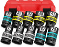 10 Piece 1 in Drive Impact Socket Set Metric Axle Nut Sockets - Heavy