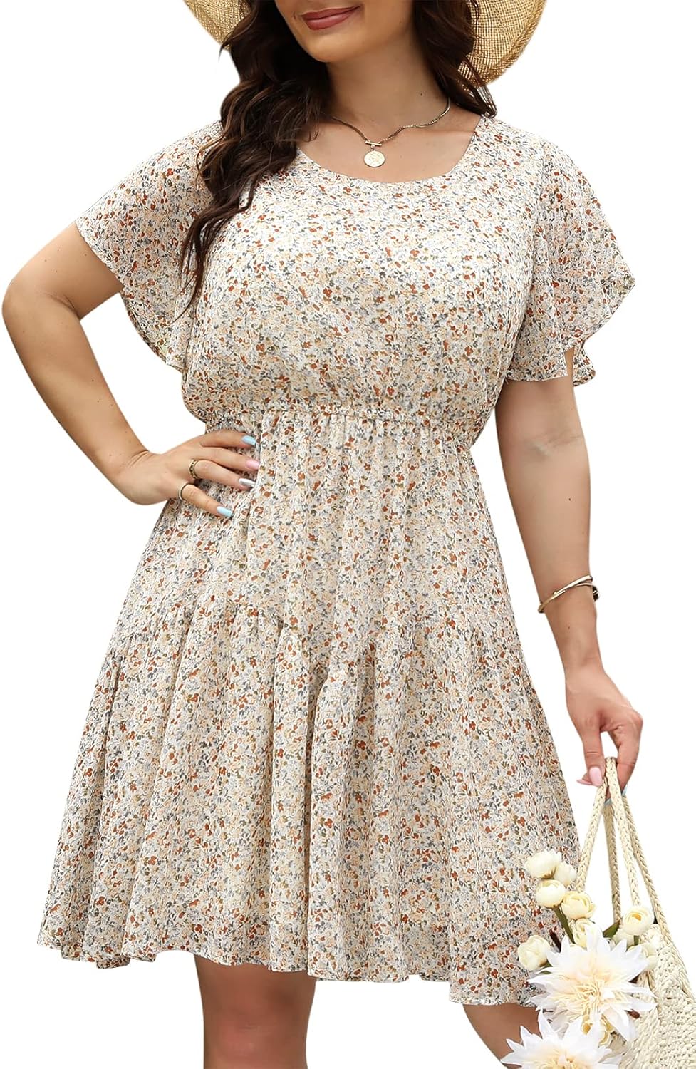Plus Size Summer Dresses for Curvy Women - Boho Midi Style