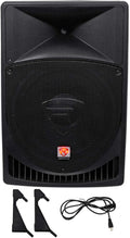 Rockville RPG15 1000W Peak 15ft Powered DJ PA Speaker - Clear Punchy