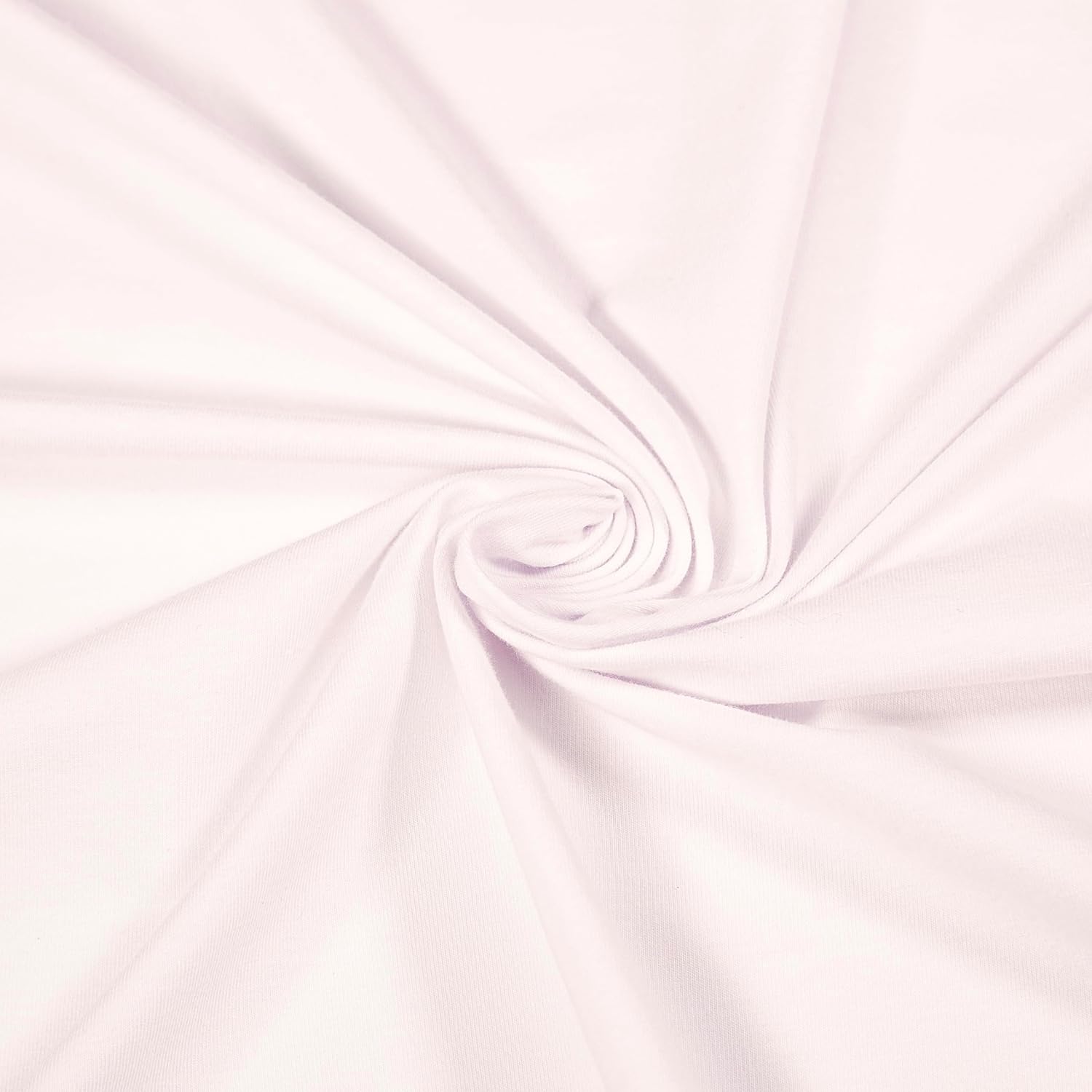 FabricLA Cotton Spandex Jersey Fabric - 4-Way Stretch Ivory