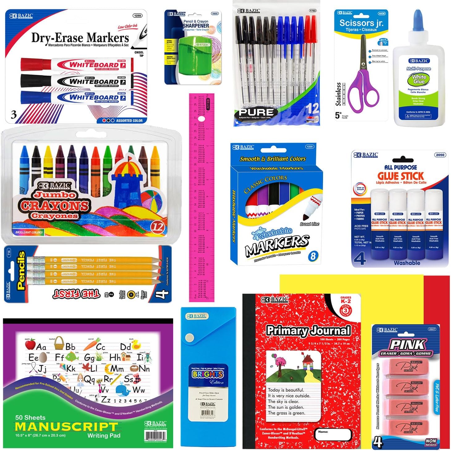 Primary School Supply Kit | All-in-One Student Essentials Set