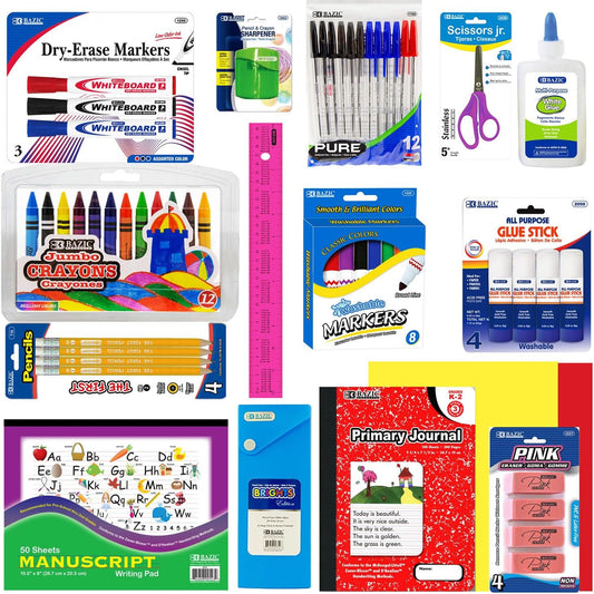 Primary School Supply Kit | All-in-One Student Essentials Set