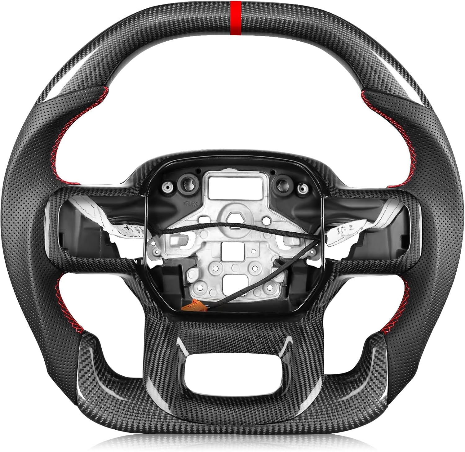 Steering Wheel for F150 Raptor 2021-2024 Real Carbon Fiber Upgrade