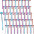 Sherr Big Crystal Diamond Pens 100 Pack - Colorful Bling Ballpoint Set